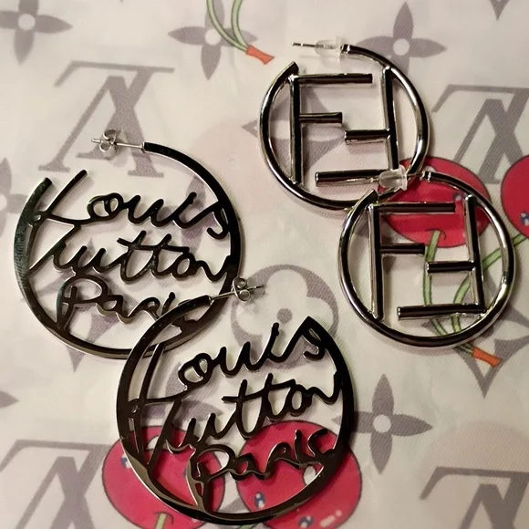 Source Unknown Silver and Multicolor Earrings Set - Picture 6 of 13